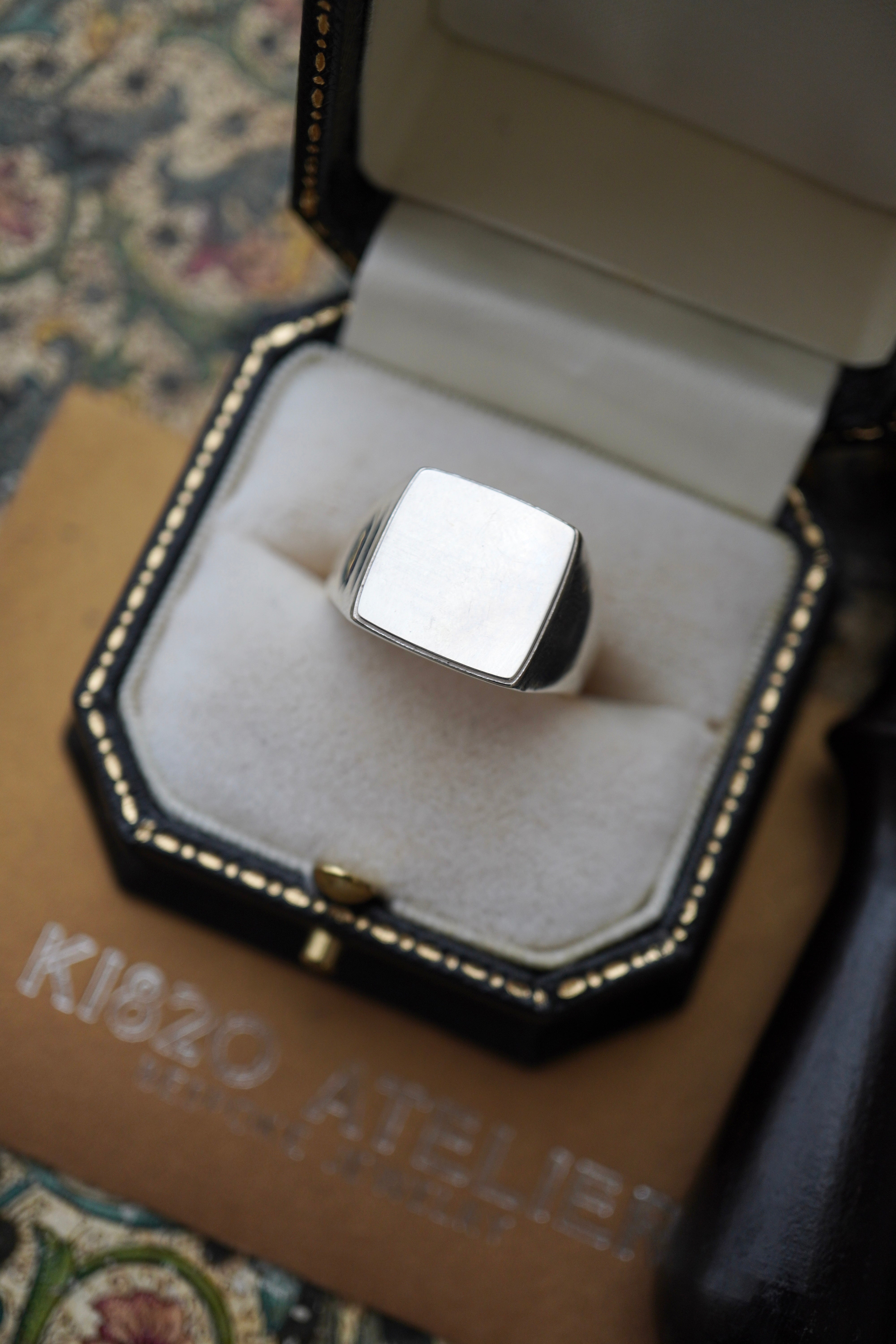 関送込*CRAFTD London*スクエアシグネットリング 関送込*CRAFTD London*スクエアシグネットリング