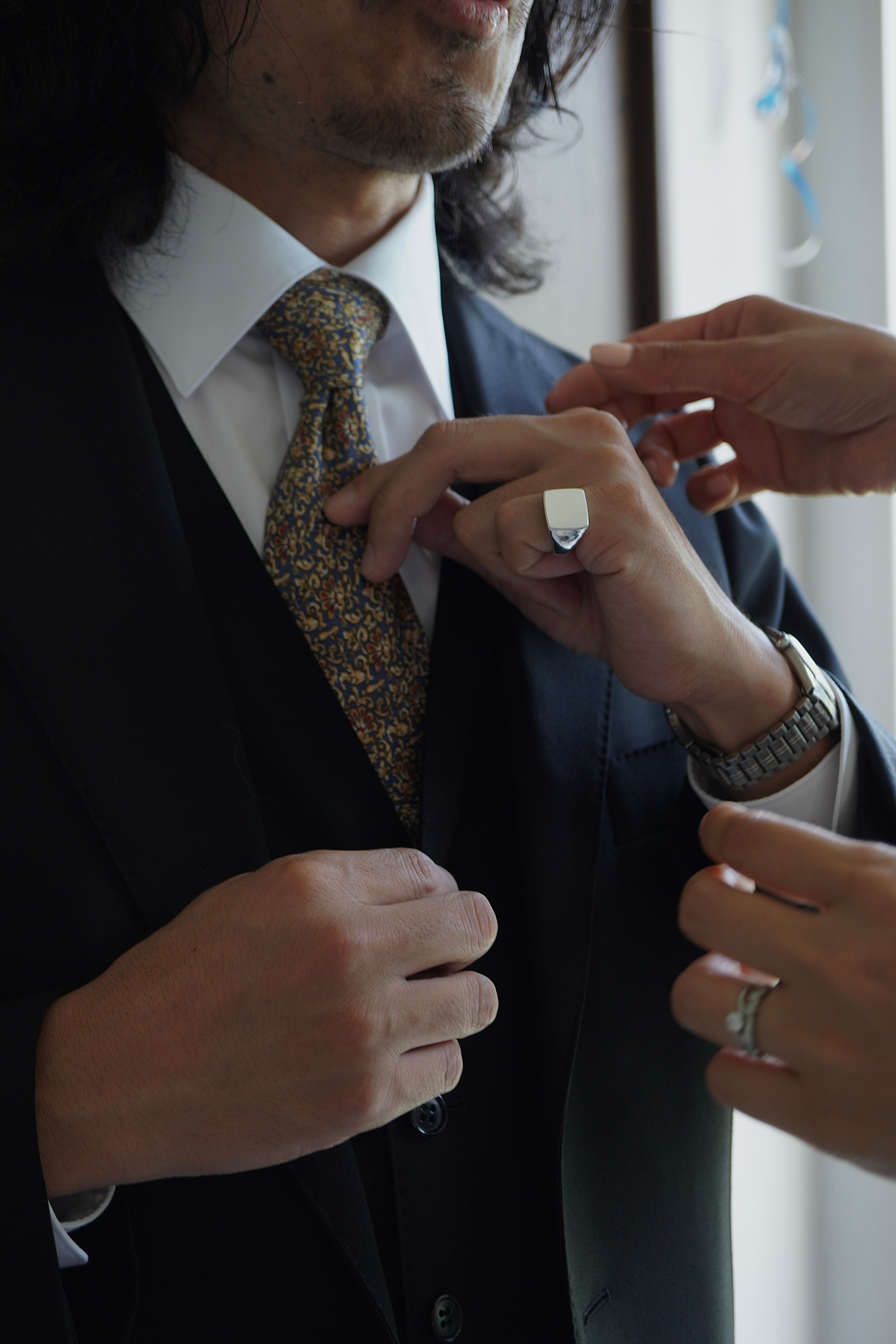 New!【SILVER/K10/K18】Large Square Signet Ring – K1820 ATELIER