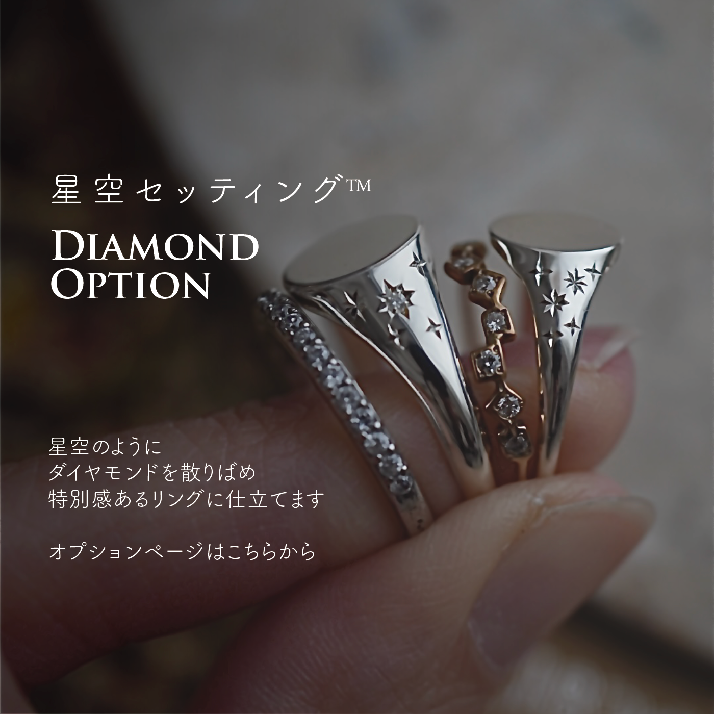 new] 星空セッティング Diamond option – K1820 ATELIER